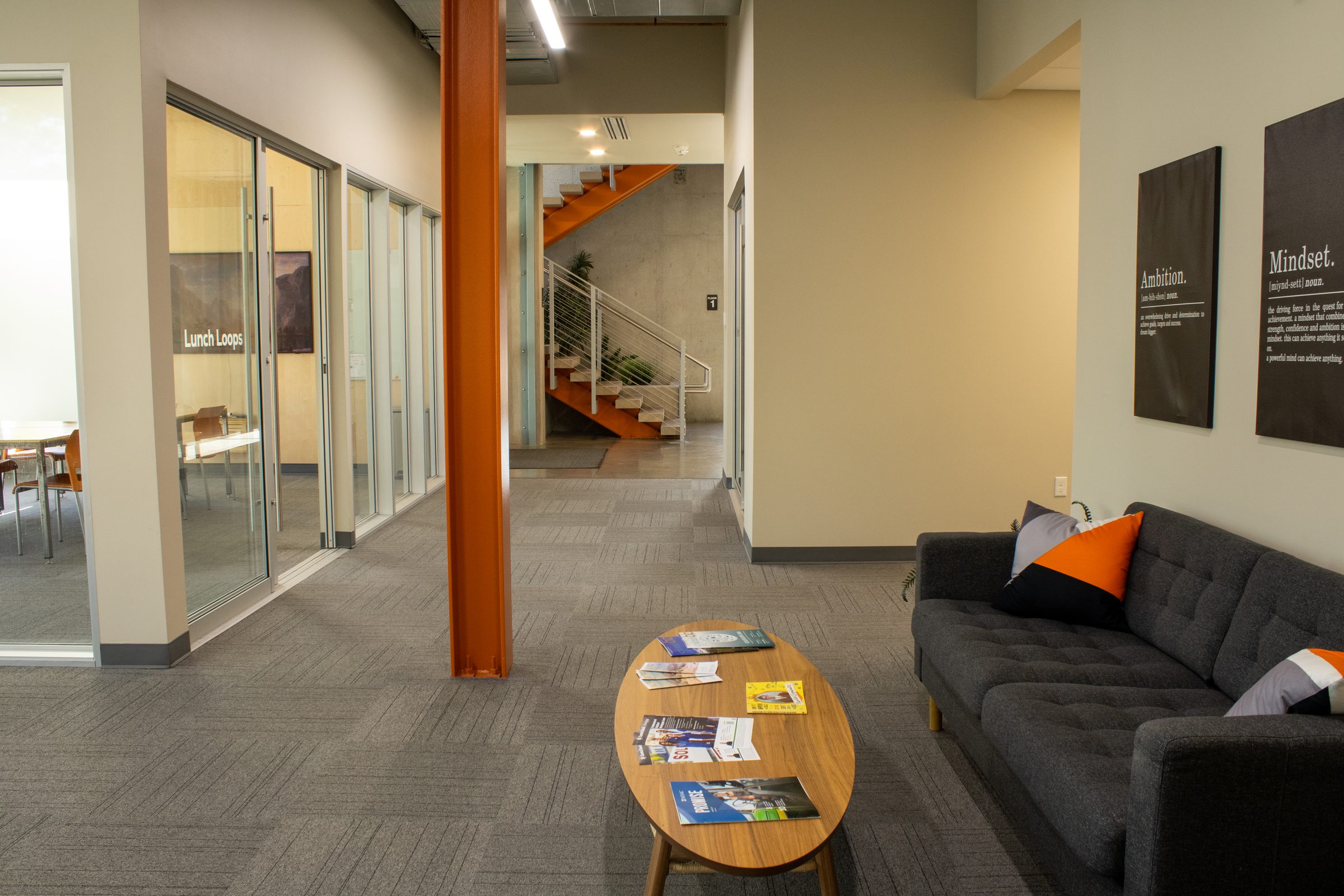 734 Main lobby and stairwell