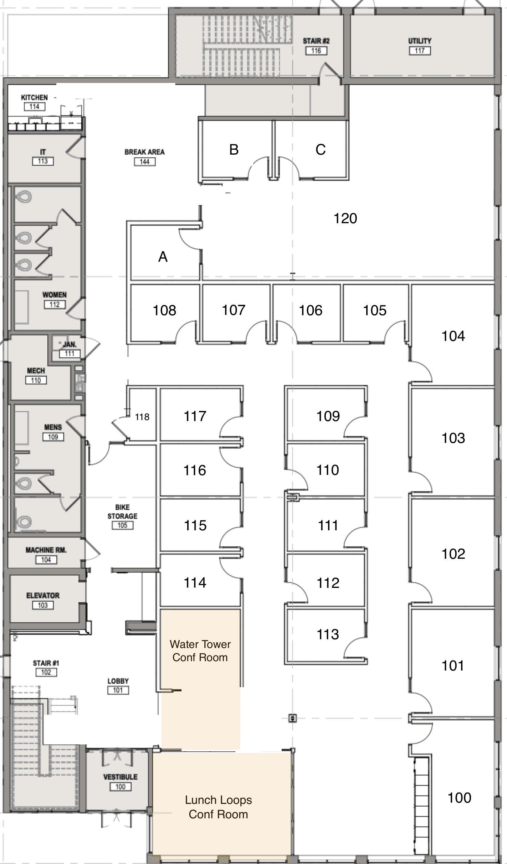 734 Main Floor 1 floor plan