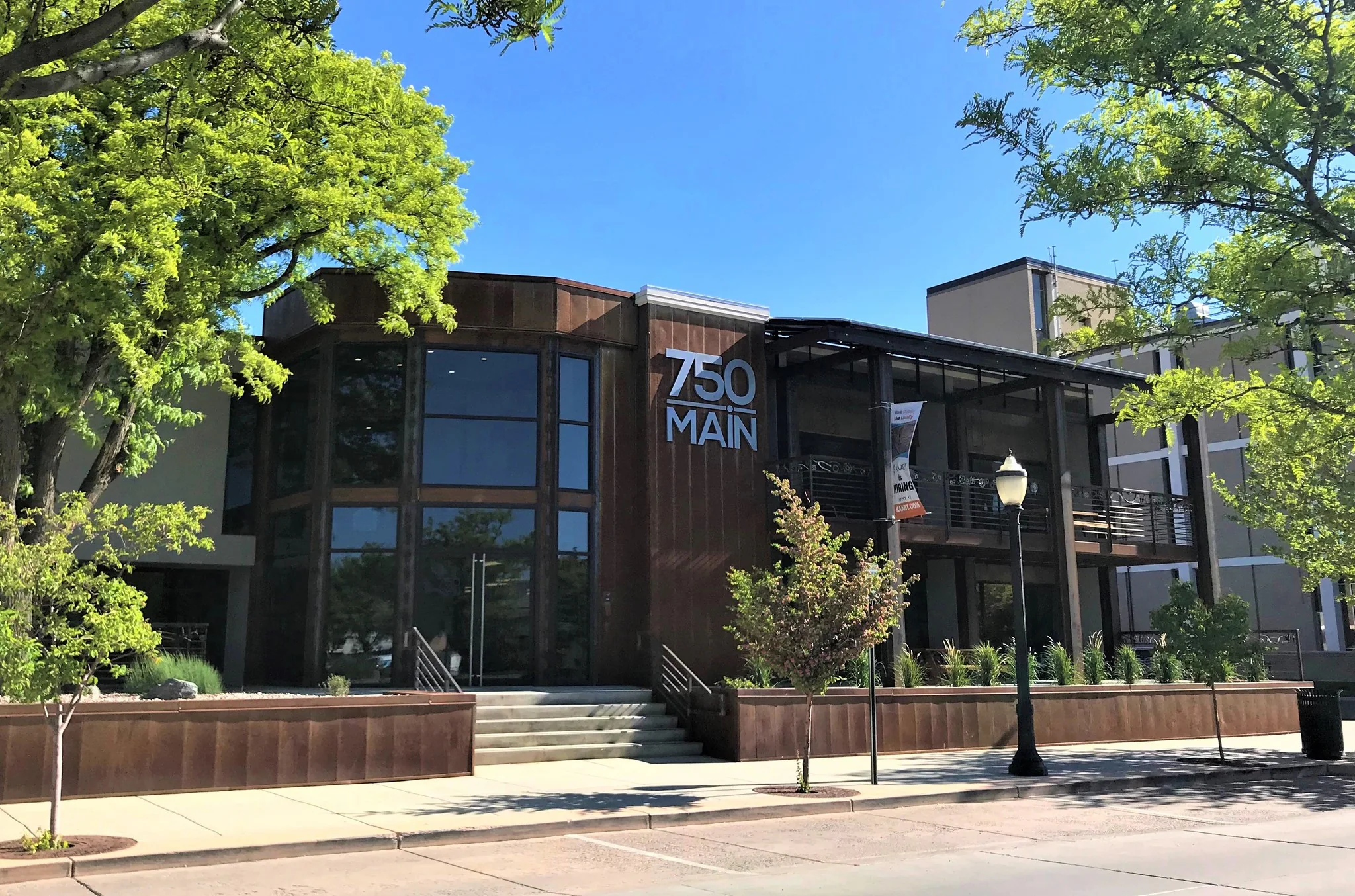 Front exterior of 750 Main