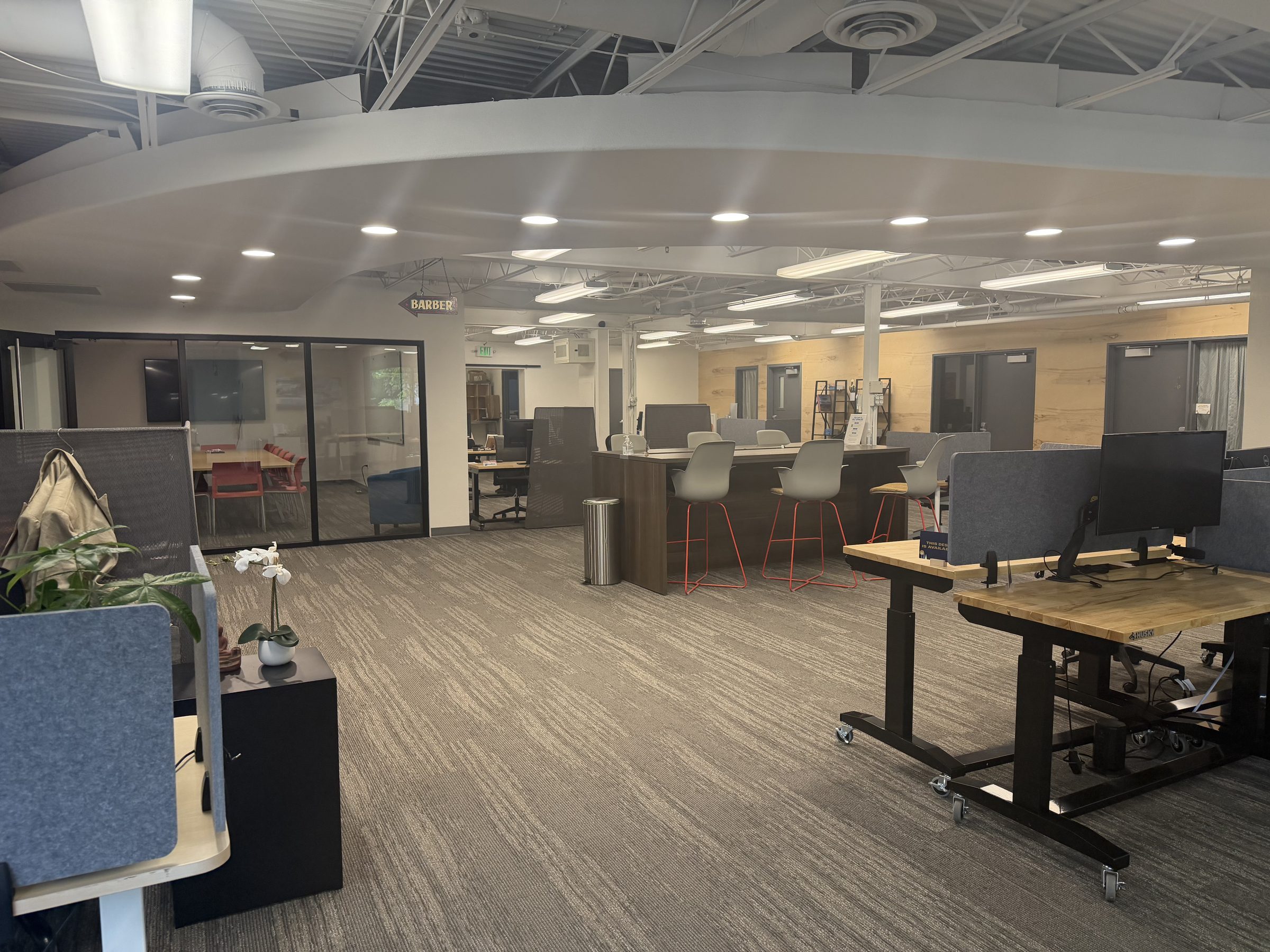 Alt Space coworking floor at 750 Main