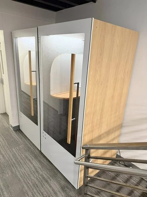 Private call booths at 750 Main